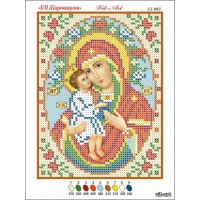 Икона для вышивки бисером "Божия матерь Жировицкая" (Схема или набор)